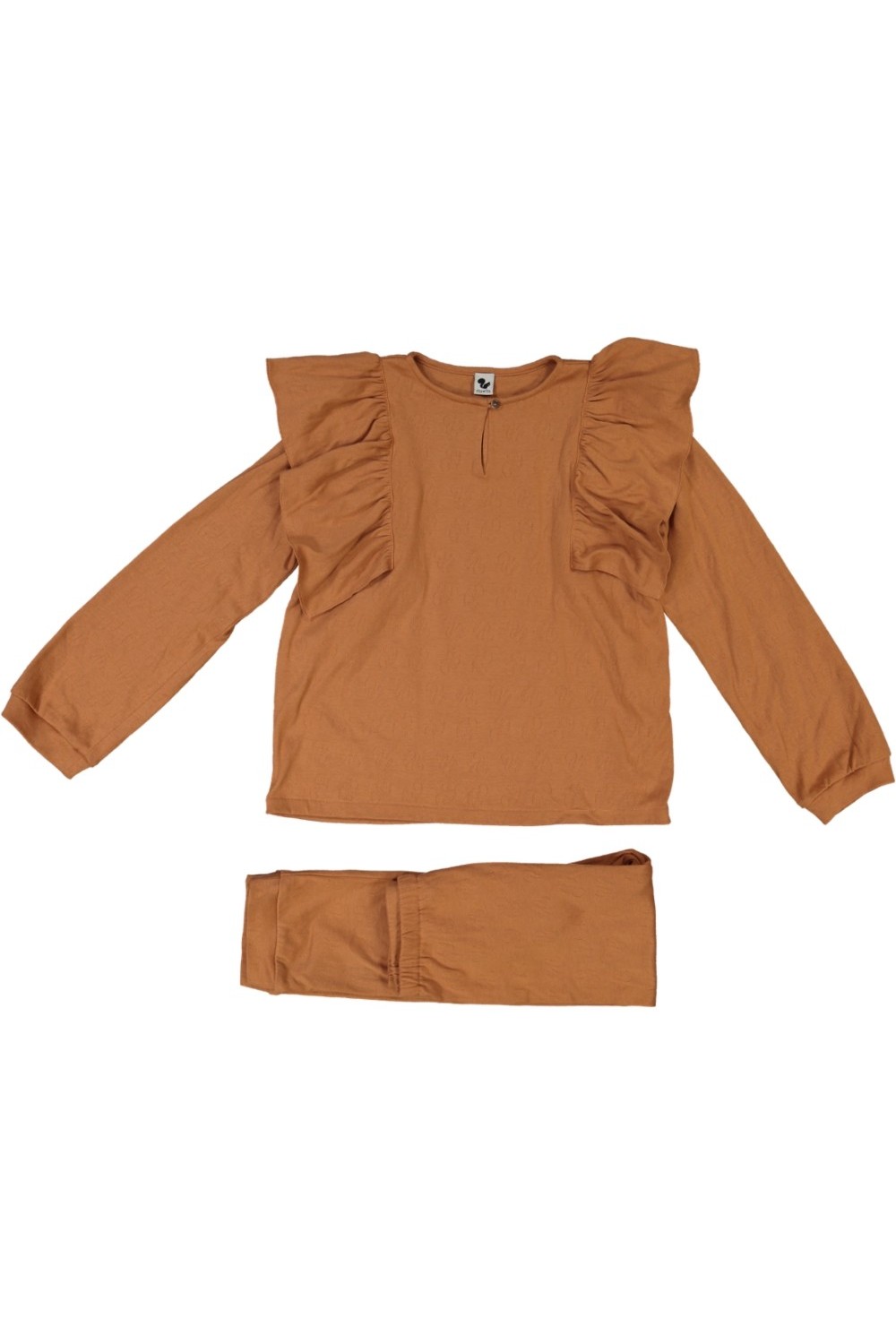 pyjama fille en coton bio de la marque risu risu