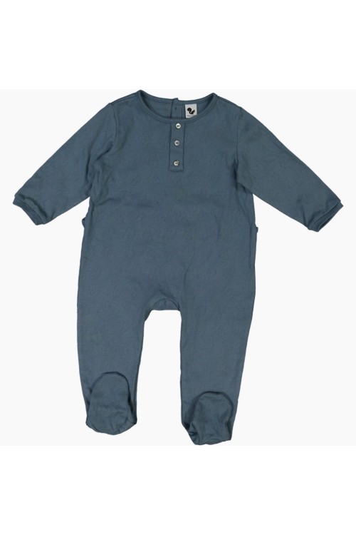 pyjama bébé coton bio bleu domino