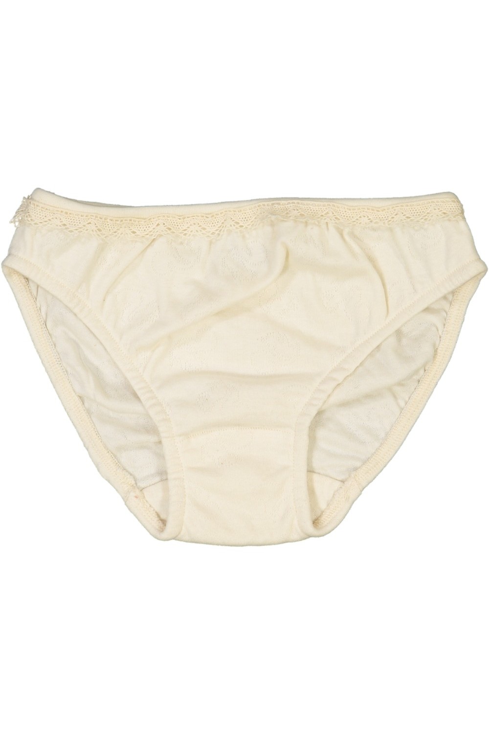 culotte fille coton bio dentelle