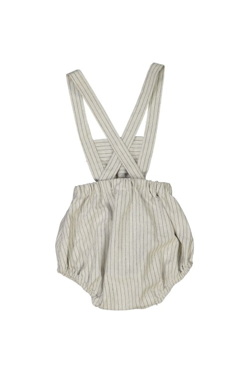 baby short overalls risu risu organic cotton charmille