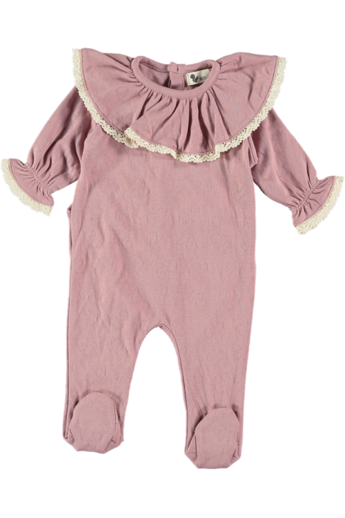 pyjama bébé ballerine coton brio risu risu rose colchique