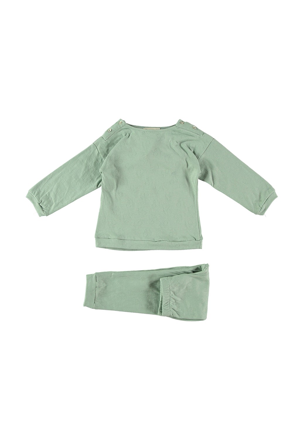 dandy organic cotton green boy pyjamas