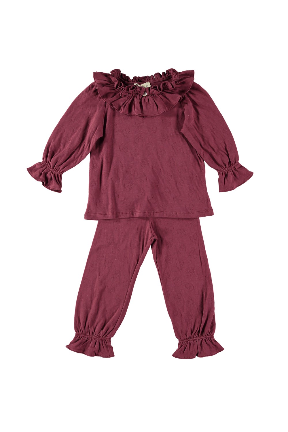 pyjama fille colombine coton bio anemone