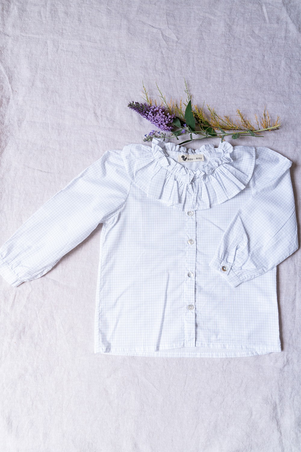 blouse fille pirouette coton bio notebook