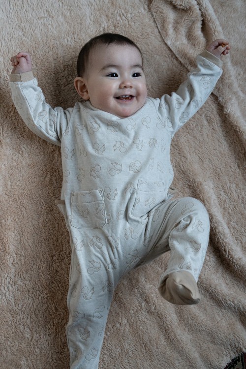 baby pyjamas domino organic cotton risu risu