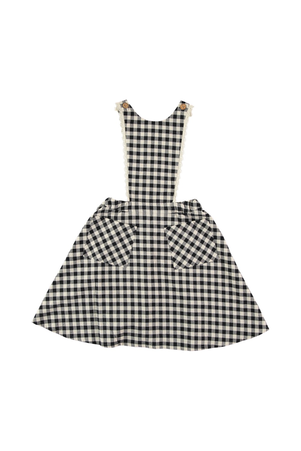 Schoolgirl Dress Black gingham