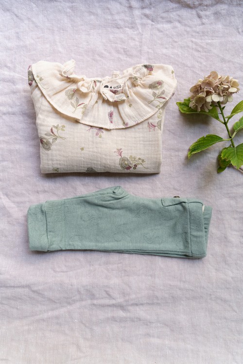elegant baby organic cotton outfit