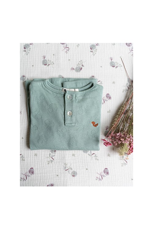 almond green organic cotton gino t shirt