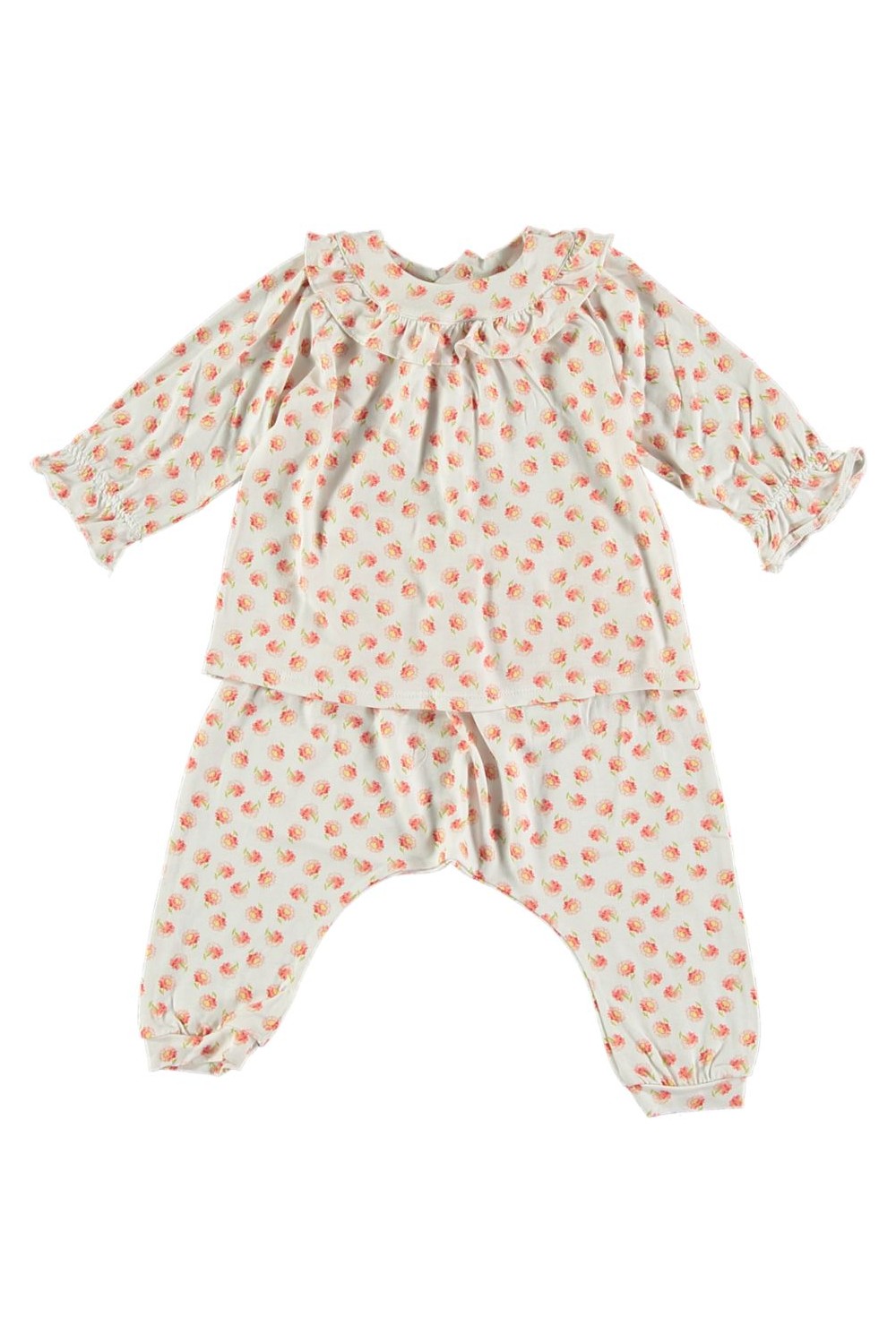 organic cotton baby corolle outfit daisy print