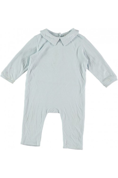 Pyjama bébé Senzo myosotis coton bio