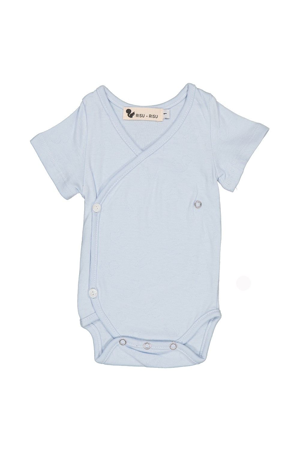 body bébé zephyr bleu coton bio