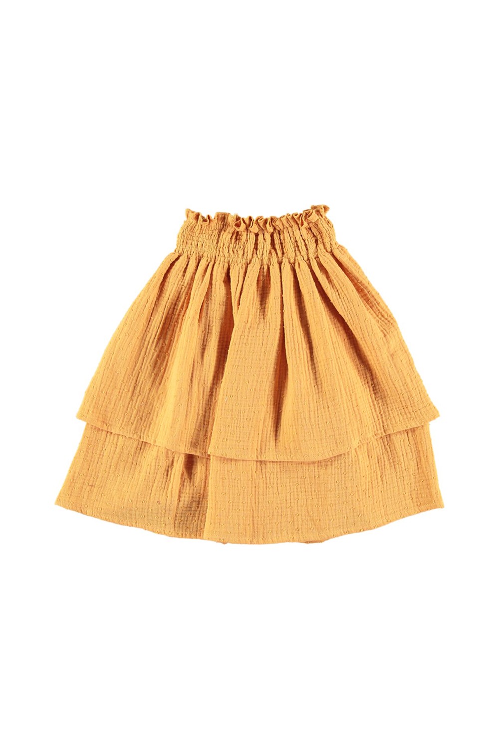Plume girl skirt orange organic cotton