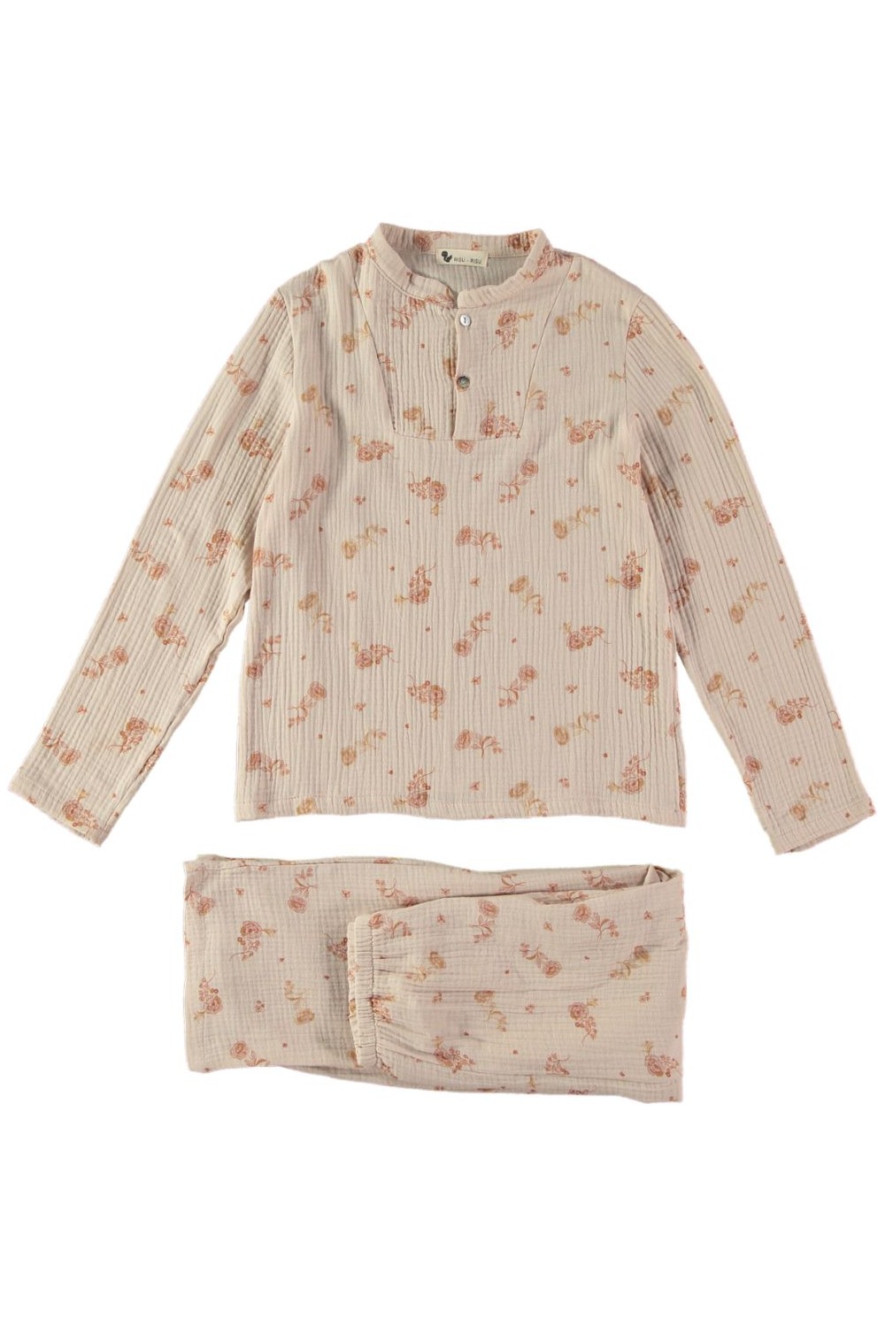 Pyjama child Deli cotton organic girl winter