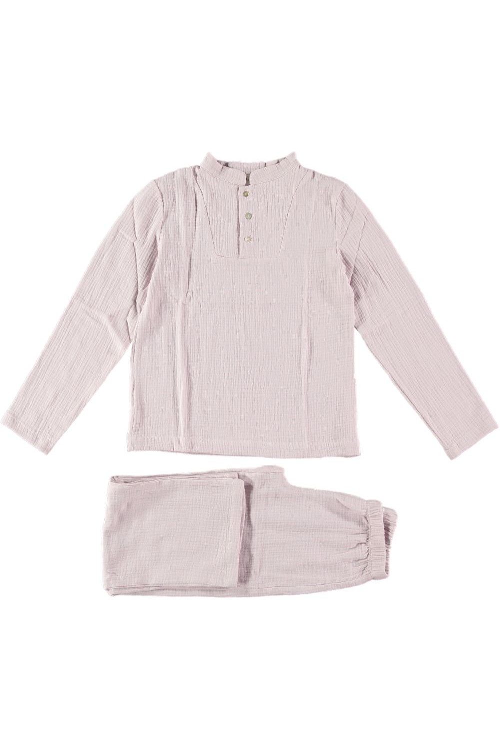 organic cotton pink mist children pyjamas winter