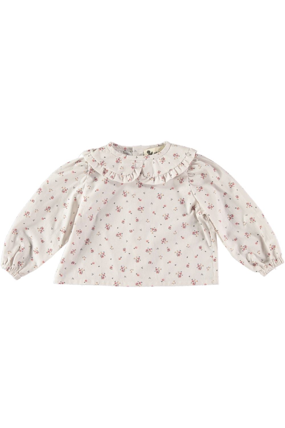 blouse bébé minette oasis en coton biologique imprimé popeline