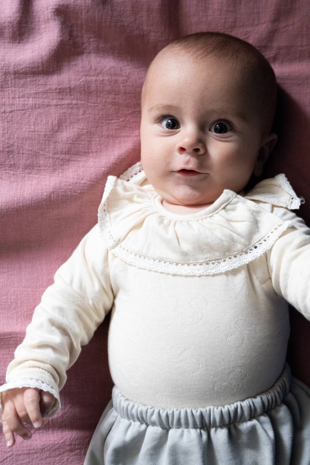 Top bebe jersey coton biologique papyrus