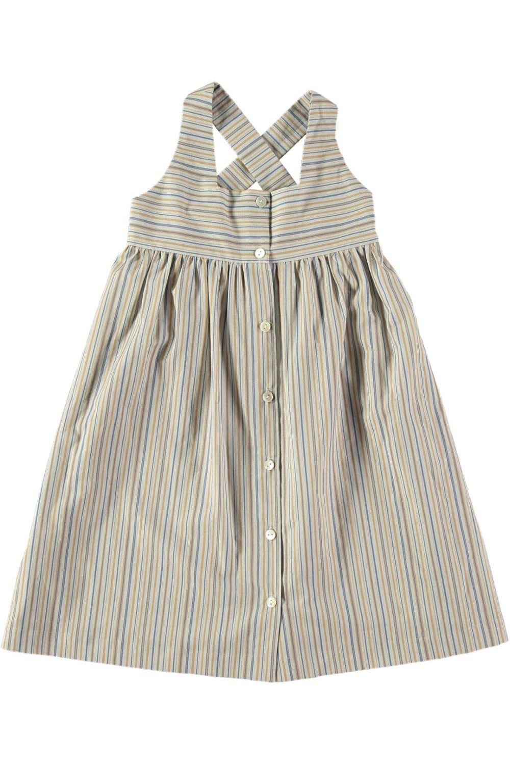 amiga girl summer dress stripes