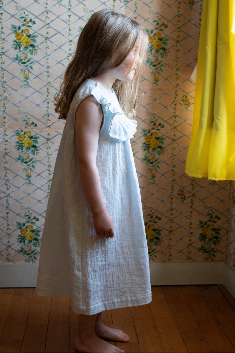 Girl's nightdress, organic cotton Céleste