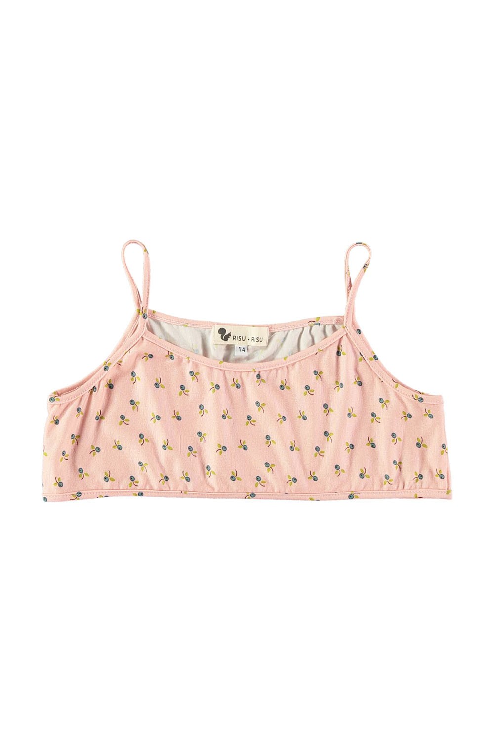 brassière coquette motif en coton bio