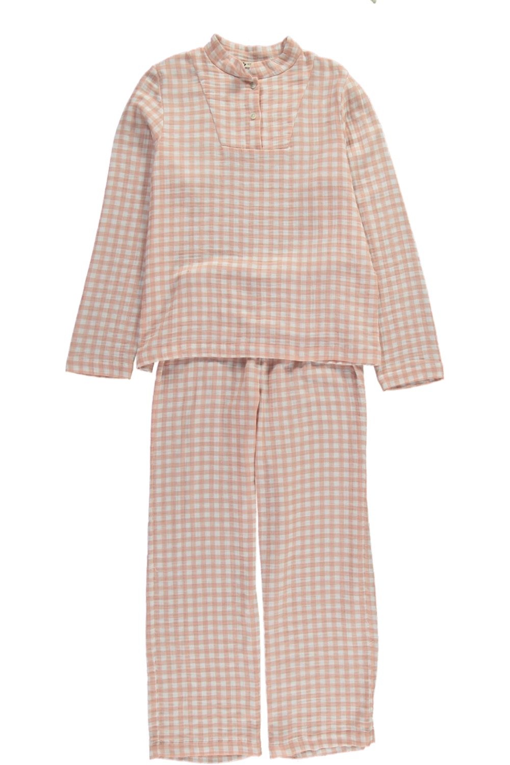 Deli women's pink checks pyjamas
