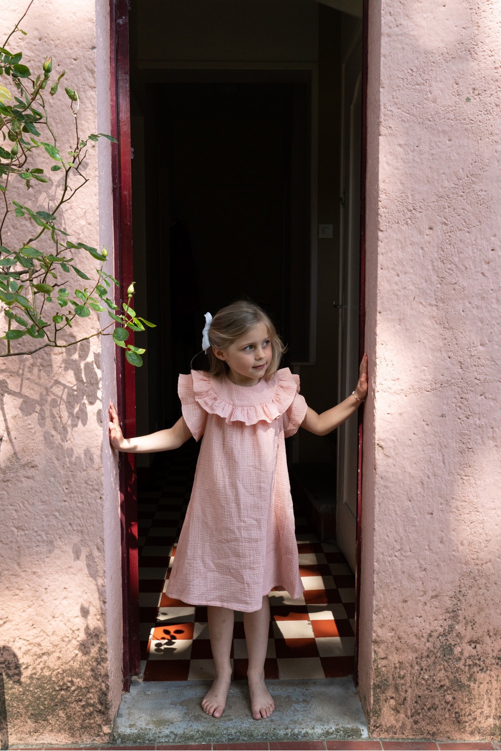 Chemise de nuit Mar rose gamba