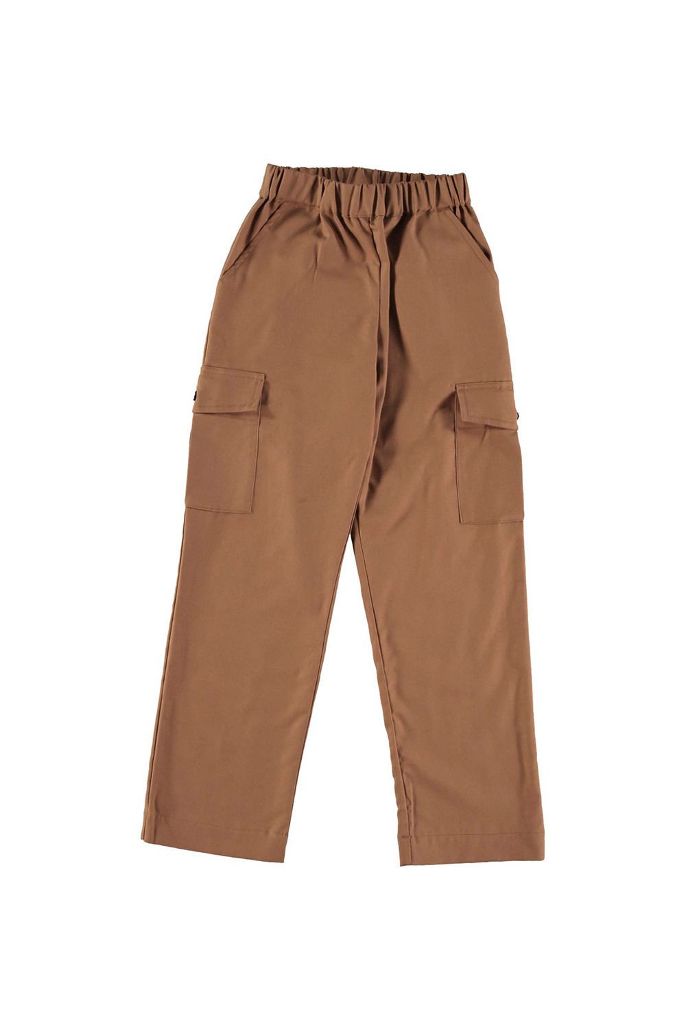 Baroudeur children's pants made of brown organic cotton