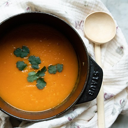 La soupe bonne humeur carottes gingembre