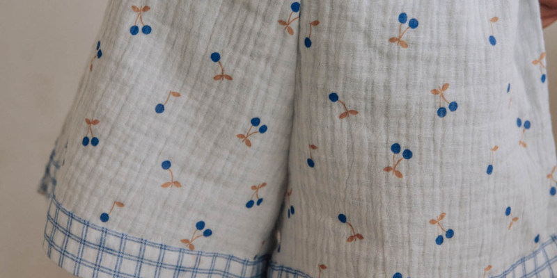 pyjamas et chemises de nuit légers enfant été en coton bio