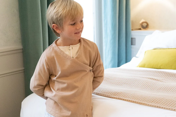 Robes de chambre pour enfant en coton bio