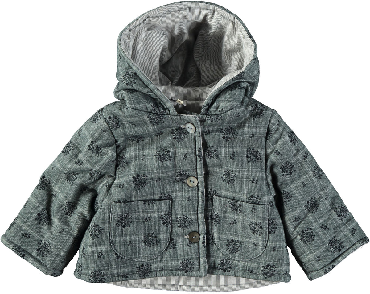 Manteau bébé Orso rembourrage pur coton bio