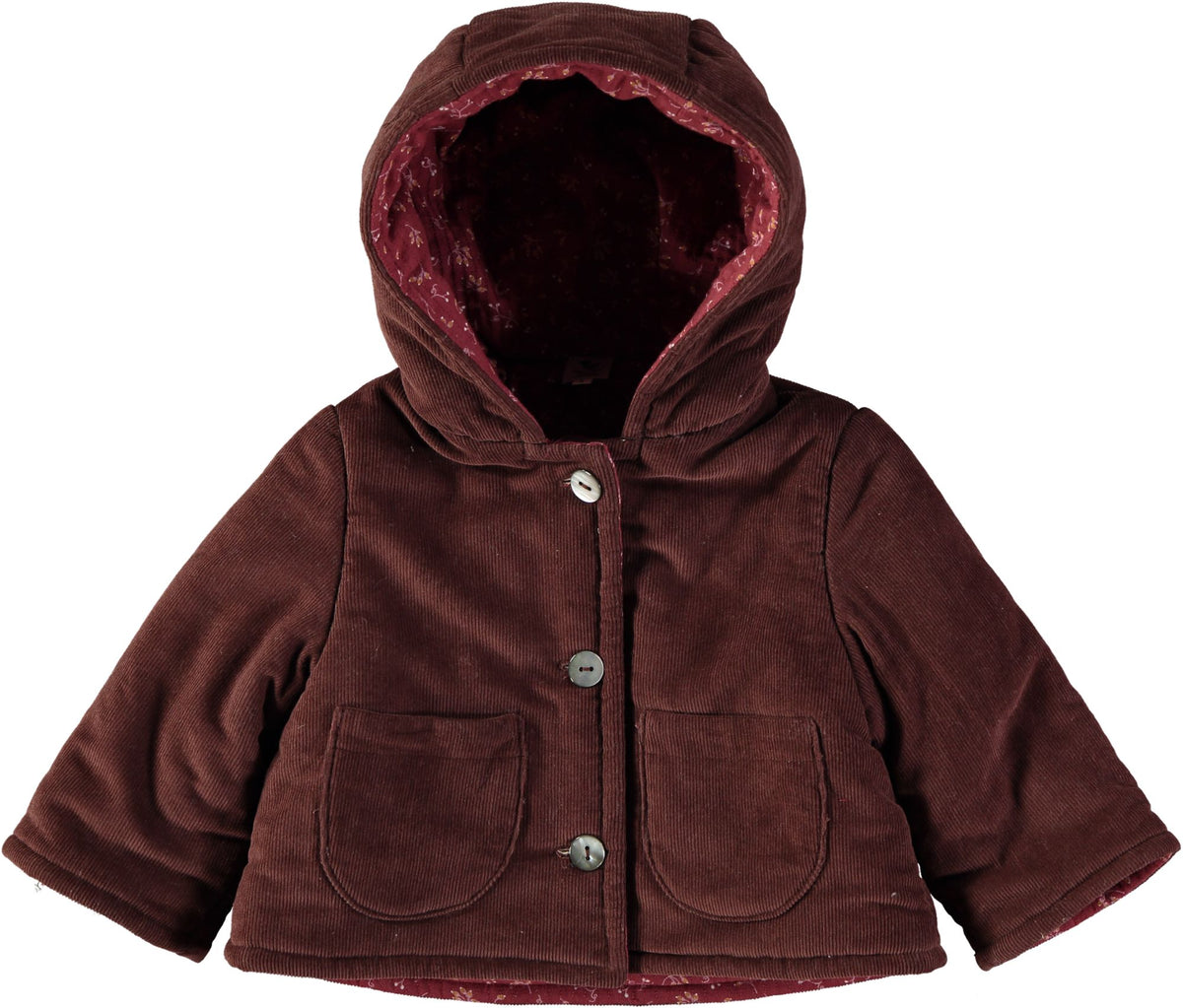Manteau bébé Orso rembourrage coton bio