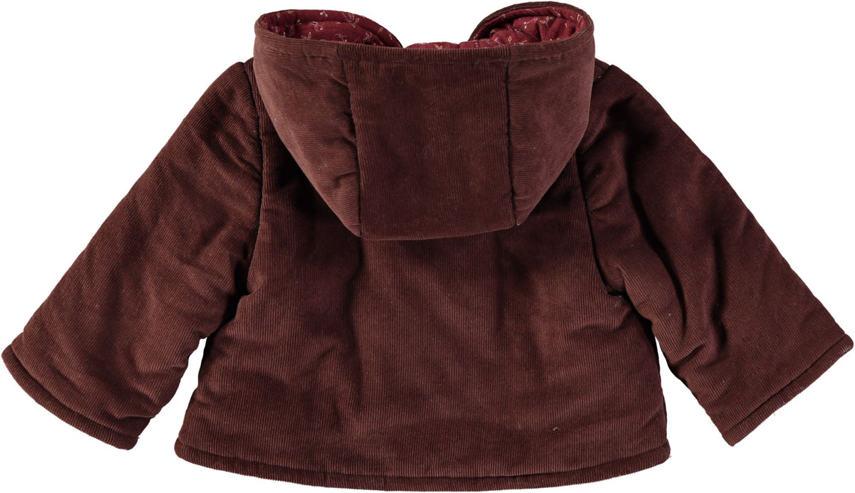 Manteau bébé Orso rembourrage coton bio