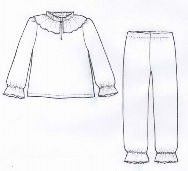 Pyjama fille Colombine