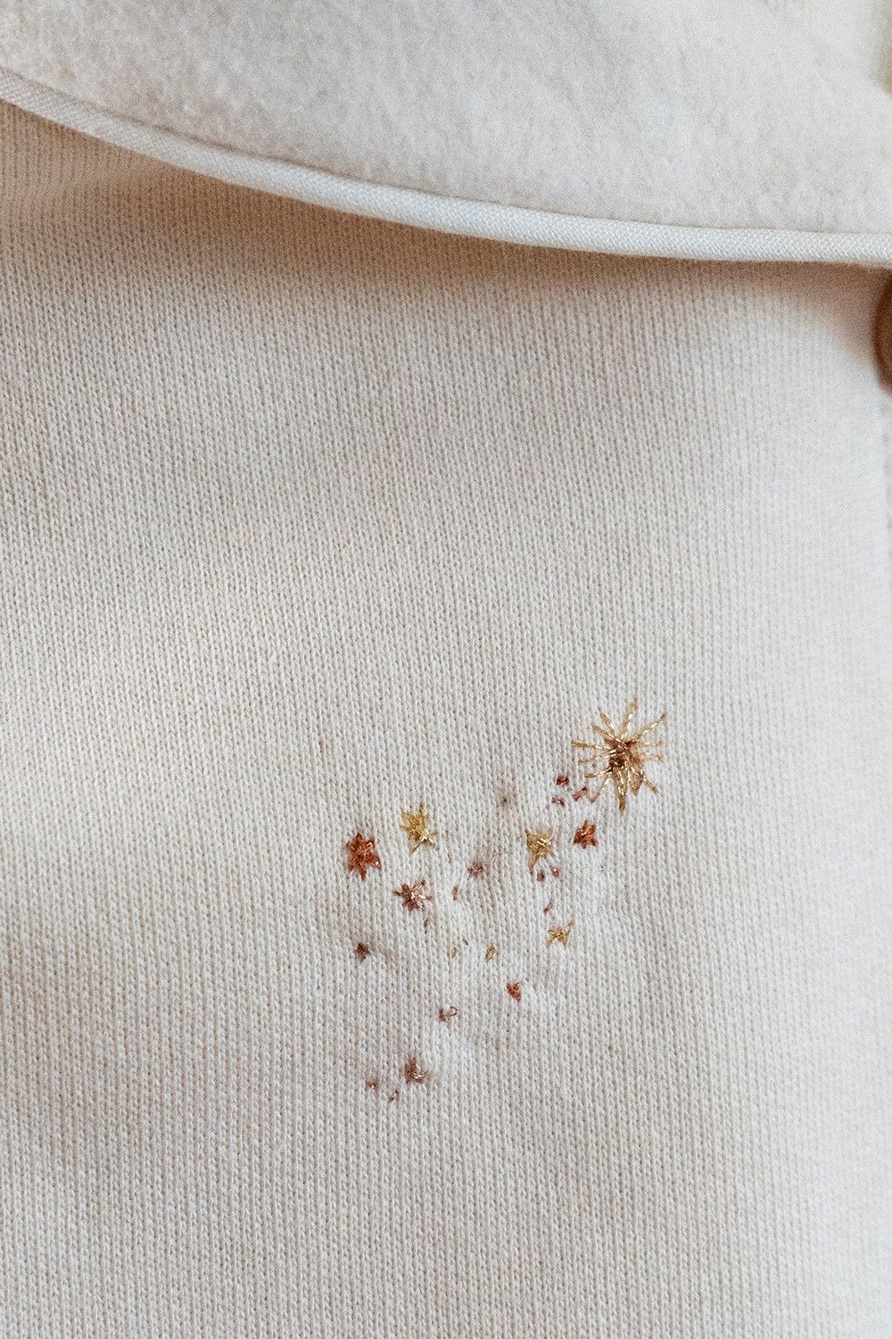 Veste Cocoon Star brodée
