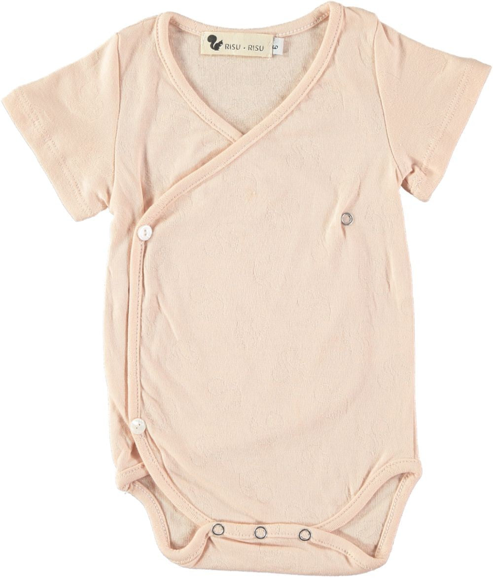 Babies' wrapover Zéphyr bodysuit