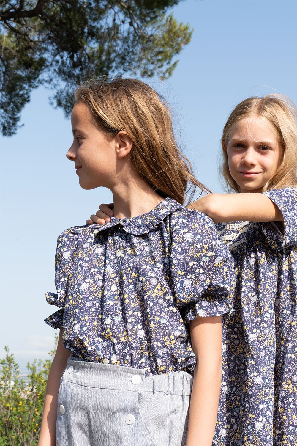 Blouse fille Musicale