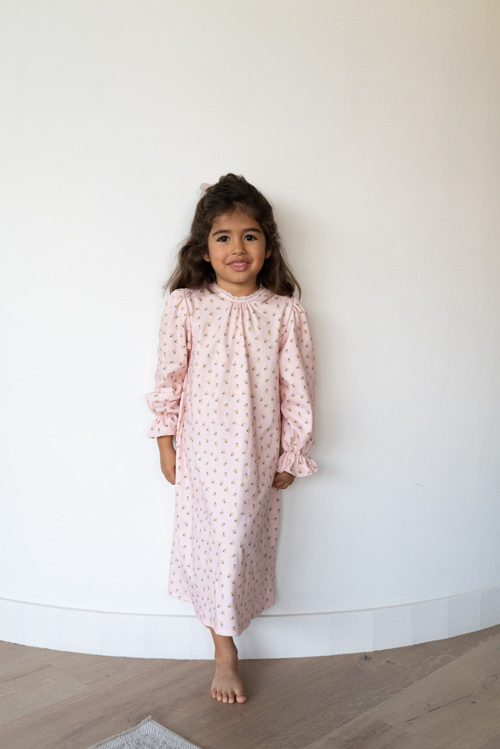 BANGSAUR Chemise De Nuit En Coton Pour Fille De 3 à 15 Ans, Blush Corail, Manches Longues BANGSAUR Chemise De Nuit En Coton Pour Fille De 3 à 15 Ans, Blush Corail, Manches Longues