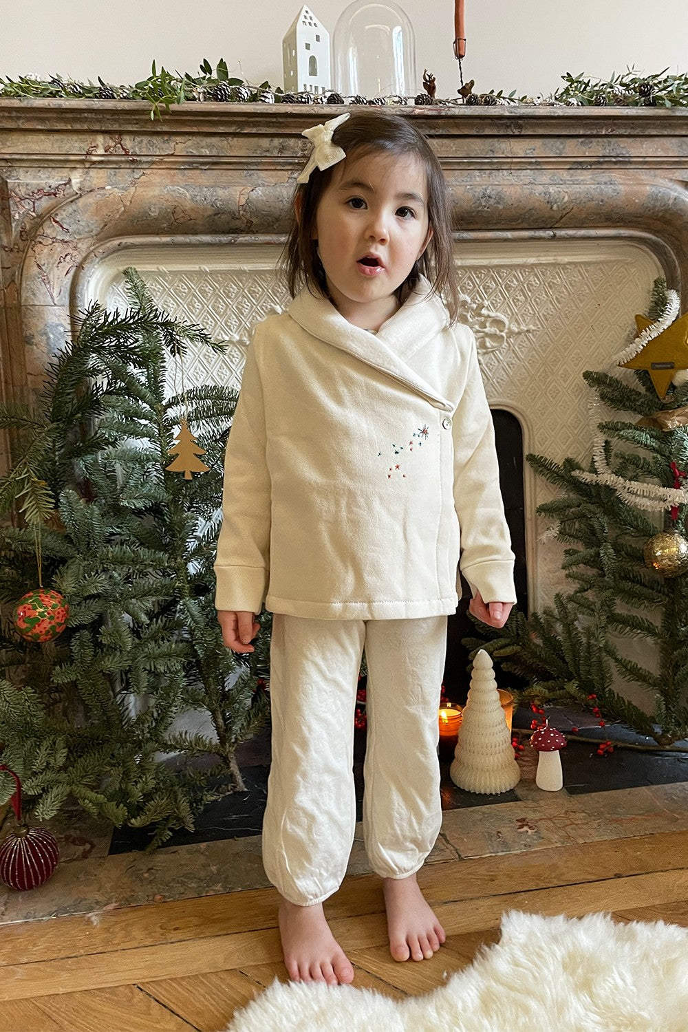 Veste Cocoon Star brodée