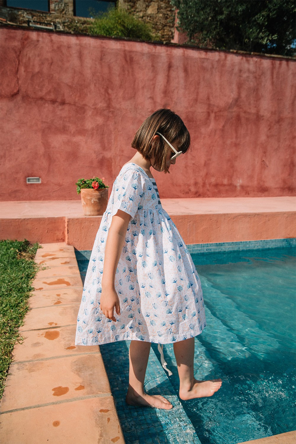Robe fille Polka