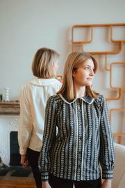 Blouse femme Gisèle avec dentelle