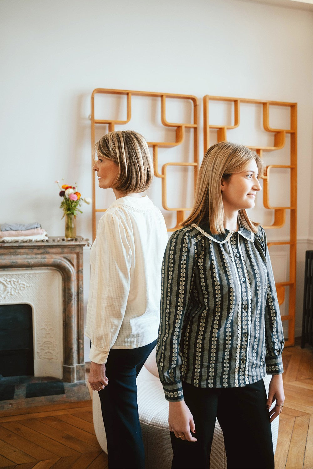 Blouse femme Gisèle avec dentelle