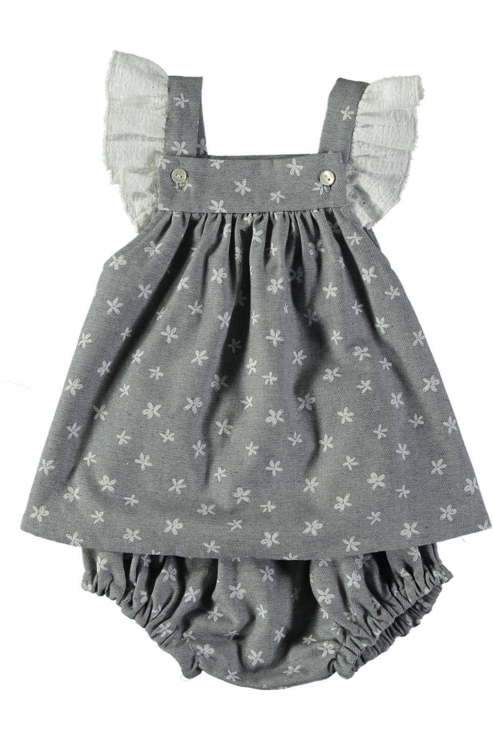 ensemble robe et blâmer été bébé motif western