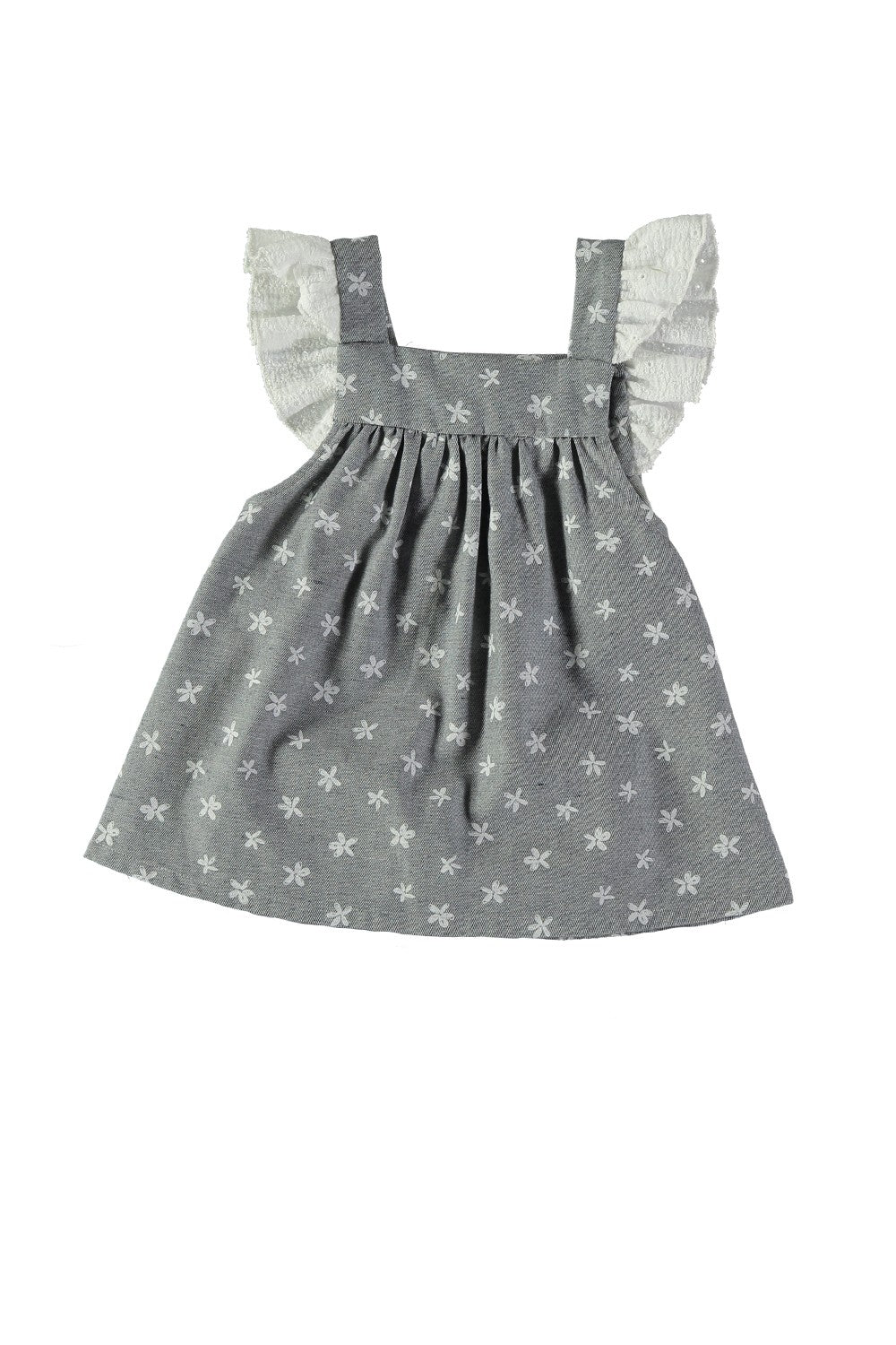 robe été bébé sans manches bleu jean