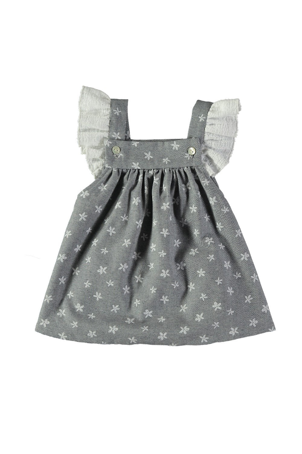 robe bébé à bretelles à motif western