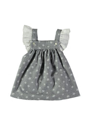 robe bébé à bretelles à motif western