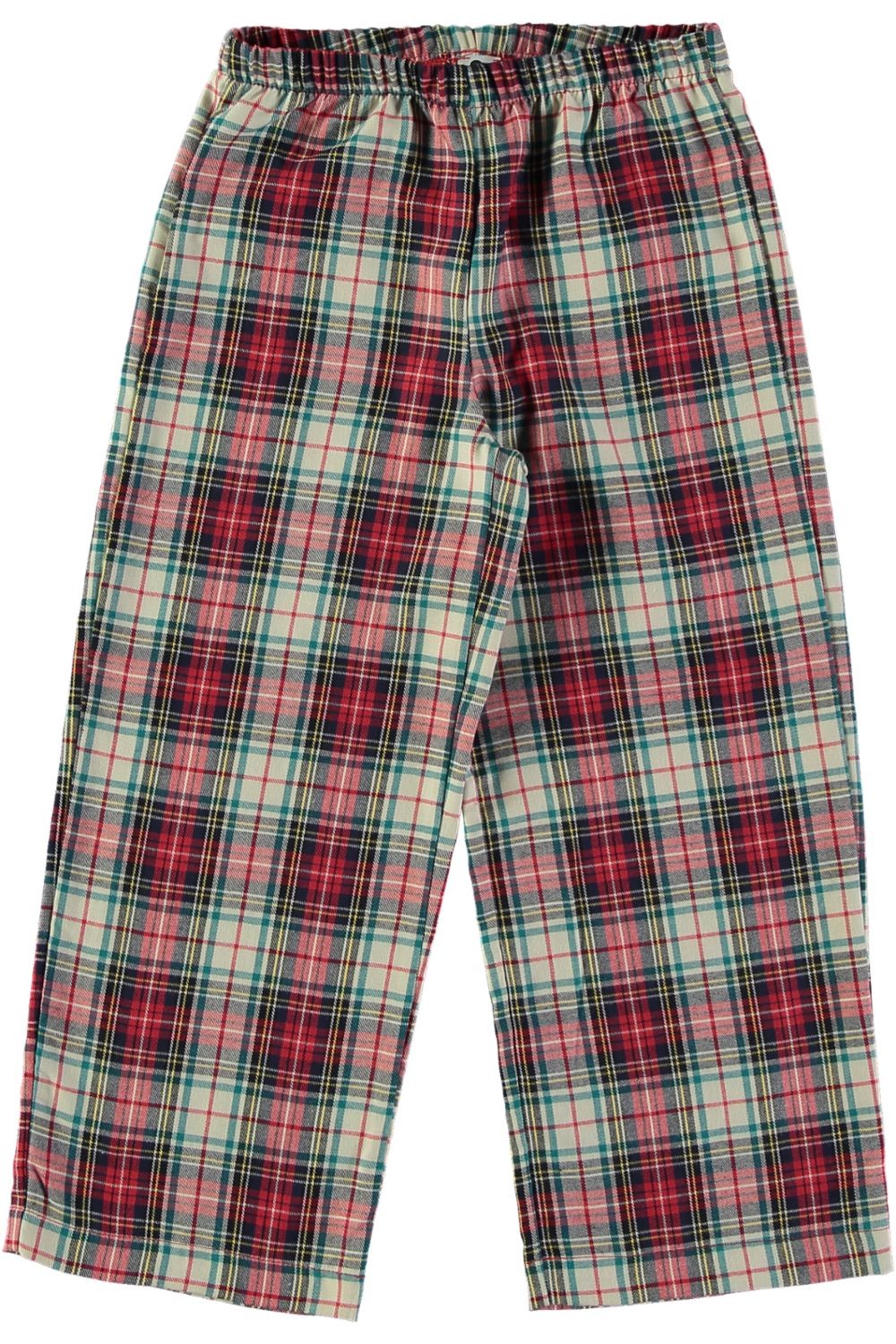 Pyjama enfant de Noel à carreaux rouges en coton 100% bio