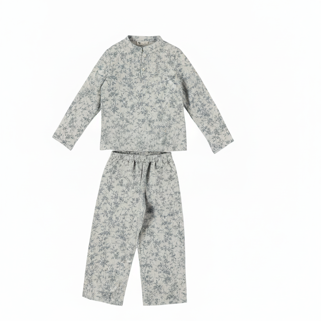 Pyjama de Noel enfant en gaze de coton bio