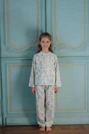 Pyjama Noel enfant en gaz de coton bio