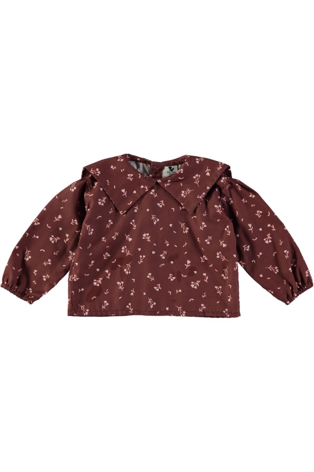blouse bébé à col marin en coton bio plum tulip