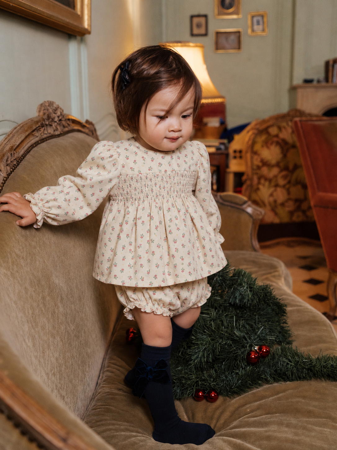 Robe bébé Primavera et son bloomer